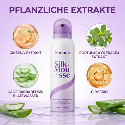 SilkMousse™ - Sanftes Enthaarungs-Mousse zum Aufsprühen