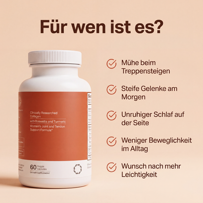 Tendara™ | für schmerzfreie Hüften & freie Knie